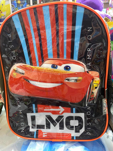 Imagen 3 de 3 de Mochila 12 Espalda Cars Wabro Duendesyprincesas