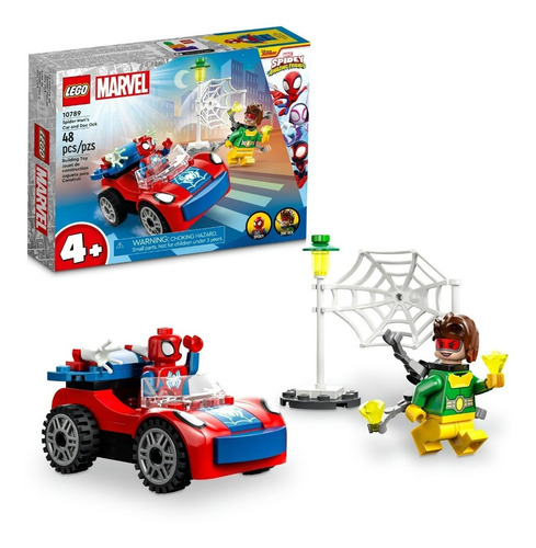 Kit Lego Marvel Ccoche De Spider-man Y Doc Ock 10789 3+