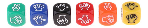 10 Tijeras De De 6 Piezas Dados Dados Multicolores De Seis