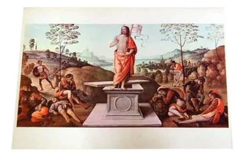 Gravura Ressurreição De Cristo Pietro Van Perugin P/quadro *