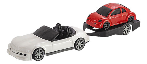 Carro Carrinho Miniatura Brinquedo Infantil + Reboque Personagem N/A
