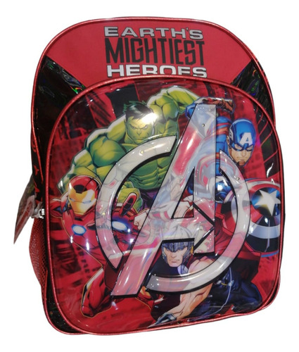 Mochila Escolar Ruz Avengers,iron Man,capitan America,hulk,thor,con Luz Led Incluida 173874