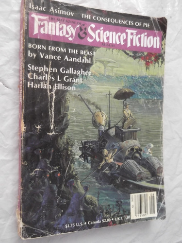 The Magazine Fantasy Science Fiction August 1986 Ingles 