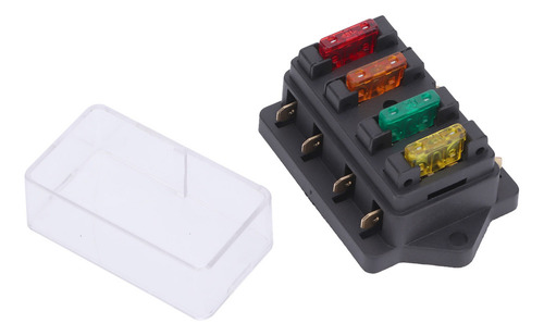 Caja Portafusibles De 4 Vías A Prueba De Agua Con 4 Fusibles