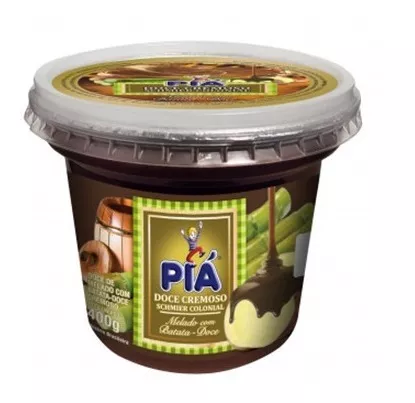 Geléia Piá Pote Chimia Doce Cremoso Schimier Uva 5x400 Gr