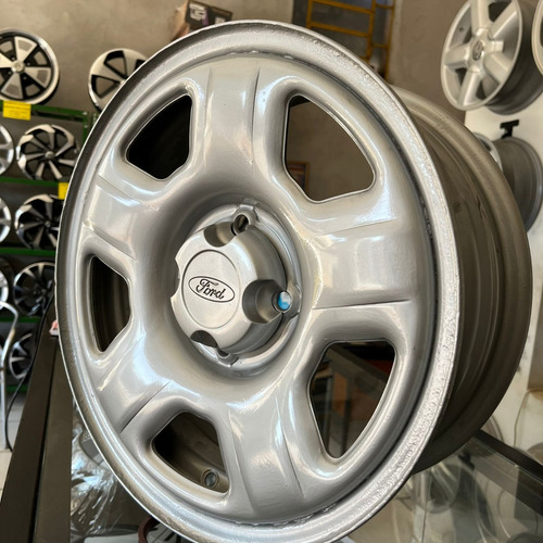 Roda De Ferro Aro 15 Ford Ecosport Original 4x108 Prata