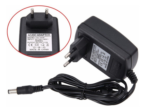 Cargador 15v 2a Transformador Para Parlante Karaoke 15v 2a