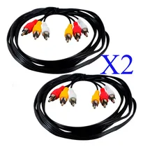 Comprar Cable  Audio\u002Fvideo 3 Rca Macho A 3 Rca Macho 3 M. Metros 026