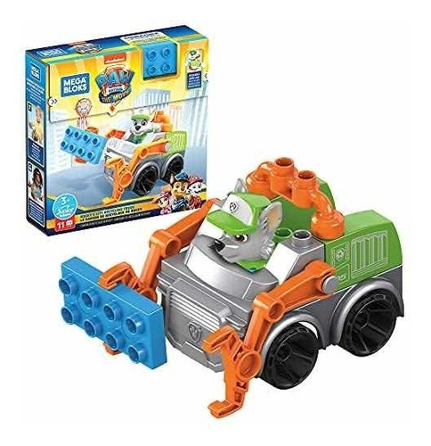 Mega Blocks Paw Patrol The Movie Rocky Camión De Reciclaje .