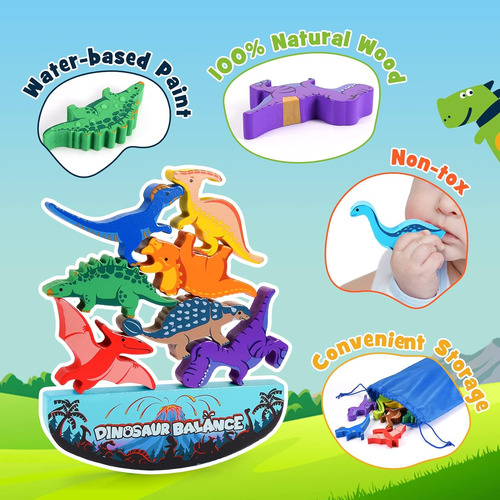 Juego De Bloques Ipourup De Dinosaurios Para Ninos De 3 A 5