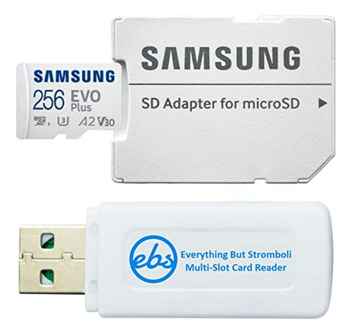 Tarjeta De Memoria Samsung Microsdxc Evo Plus 256gb Con Adap