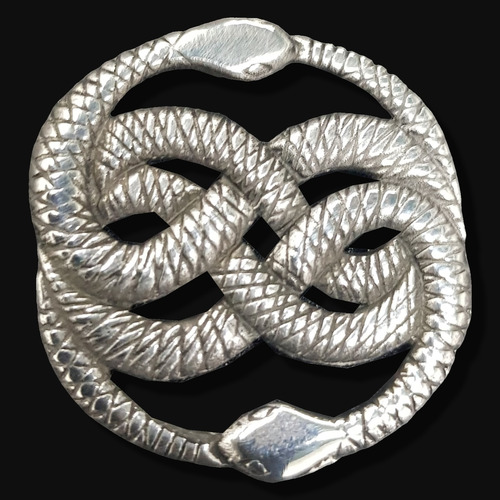 Medalla Wuivre Auryn Celta 3 Cm En Plata 9,5 Gr Art 31