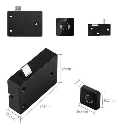 Fechadura De Gaveta De Impressão Digital Inteligente