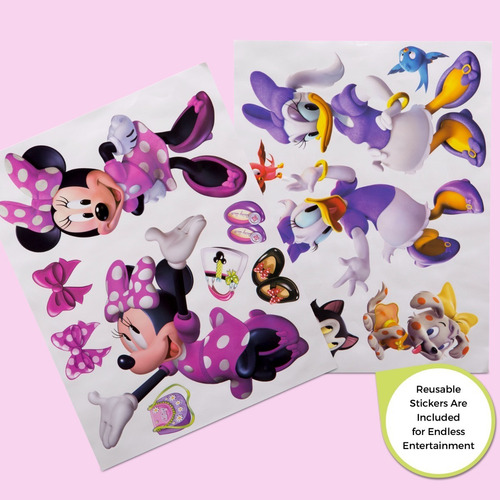 Mesa Y Sillas Minnie Mouse Juguetero Delta Envio Gratis Msi