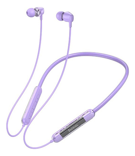 Audífonos Bluetooth Es65 Hoco Compatible Apple Samsung 30h Color Violeta