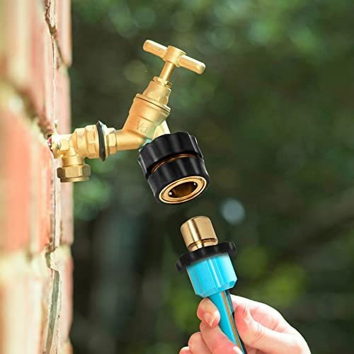 Conector Rápido Para Manguera De Jardín Nerosun De 3/4 Pulga