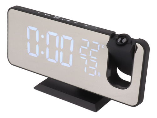 Reloj Despertador Led Con Proyección Digital, Radio Fm Intel