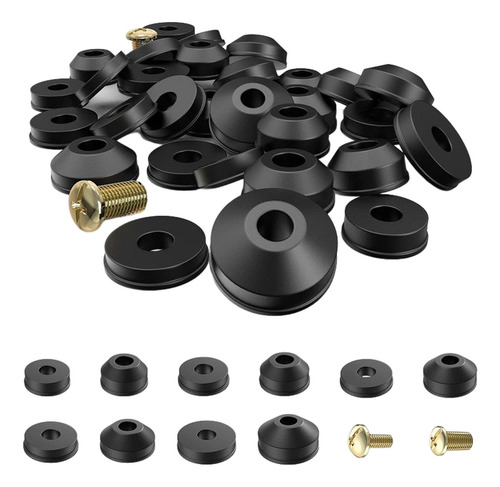 Surtido De Accesorios Para Arandelas De Grifo De Goma 58x