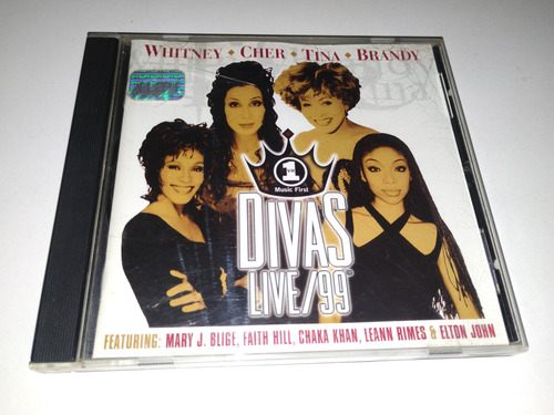 Cd Vh1 Divas Live '99 - Whitney, Cher, Tina, Brandy Estándar (Usado)
