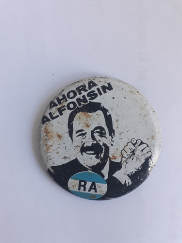 Prendedor Ahora Alfonsin Ucr 1983 En La Plata