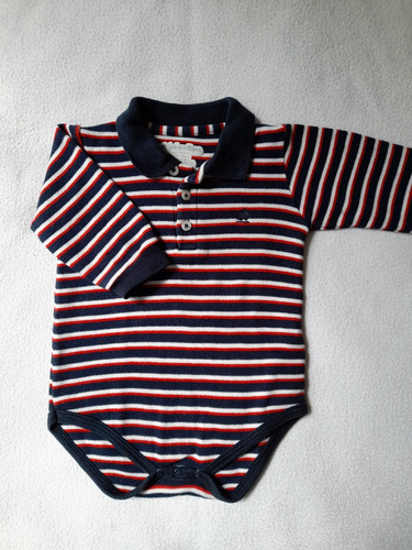 Body Baby Cottons 9 Meses Manga Larga