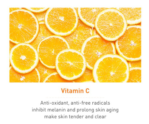 Lanbena 5 Mascarillas Facial 25ml Individual Sérum Vitam. C