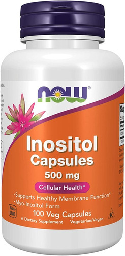 Inositol (500mg) 100 Capsulas - Now