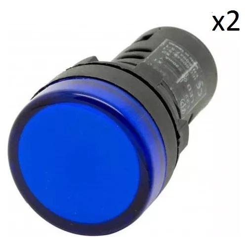 Luz Piloto Led Azul 110/220v Ebchq