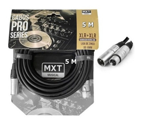 Imagem 6 de 7 de Cabo Balanceado Xlr Macho X Femea P/ Microfone Condensador
