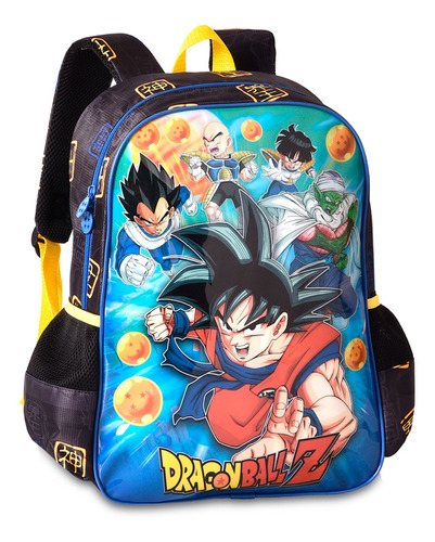 Mochila Costas Escolar Goku Dragon Ball Z - Clio