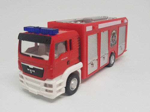 Imagen 3 de 9 de Camión De Colección De Bomberos Escala 1:64