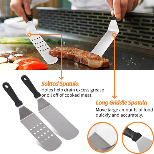 Kit De 9 Herramientas Para Barbacoa Y Parrilla
