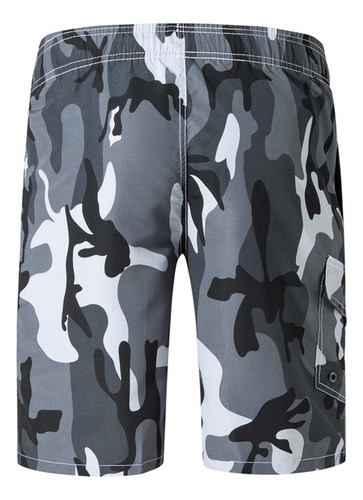 Pantalones Cortos Para Hombre, Cintura Elástica, Beam Beach