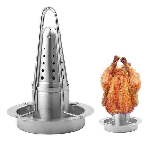 Nueva Parrilla For Pollos De Acero Inoxidable For Barbacoa