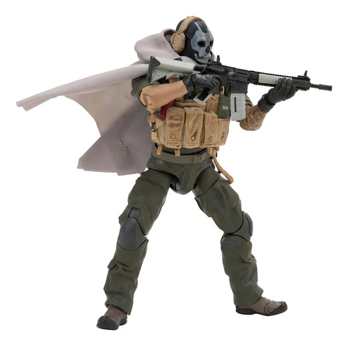 Boneco de ação Ghost Call Of Duty Warzone Jazwares