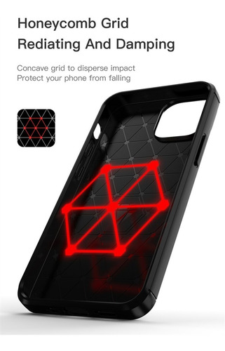 Case Funda Silicona Fibra De Carbono Sony Xperia Xa1