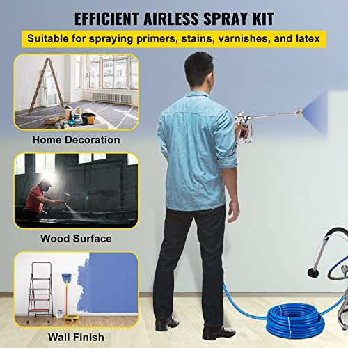 Kit De Mangueras De Pintura Sin Aire Vevor, 15 M, 248 Bar, C