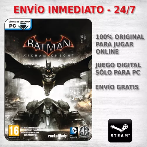 Juego Pc Batman Arkham Knight Steam Codigo Digital