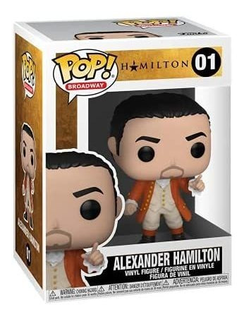 Imagen 2 de 4 de Figura De Acción Funko Pop De Alexander Hamilton