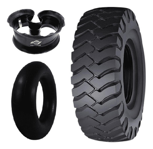 Pneu 17.5-25 Super Rock Grip Loader Dozer + Camara +protetor