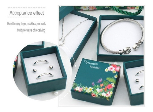 Imagen 3 de 6 de Set 3 Cajas De Regalo Para Joyas 5x5cm