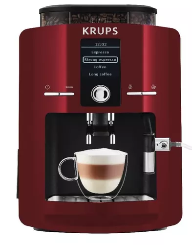 Cafetera Krups EA825511 super automática roja expreso 110V