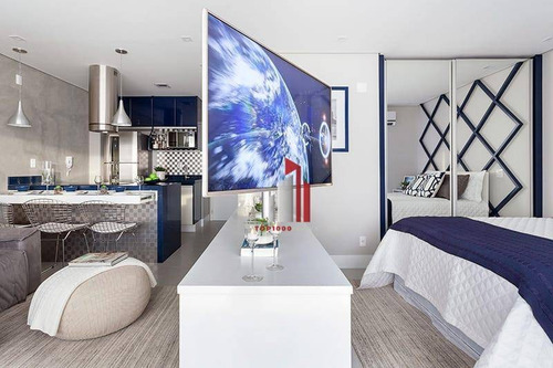 Imagem 11 de 14 de Loft Com 1 Dormitório Para Alugar, 53 M² Por R$ 3.500,50/mês - Barra Funda - São Paulo/sp - Lf0001