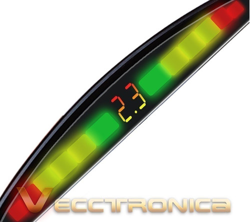 Sensore1 De Reversa  Display Led Audiobahn Aps04 Contra Agua