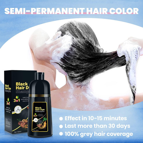 Iiimeidu ChampĂș Para Tinte Capilar Para Cobertura De Canas,