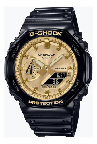 G Shock Ga 2100gb 1a Oak Original Tablero Dorado 