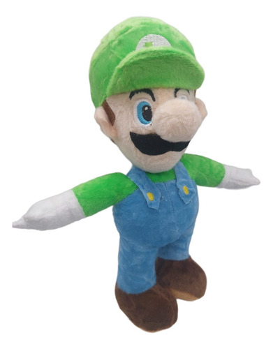 Peluche Luigi Mario Bross 25 Cm 