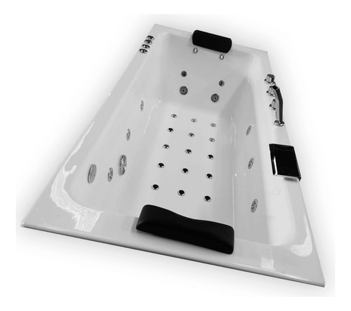 Hidromasaje Max Minimalista 170x80x45 26 Jets 1,5hp Almohada