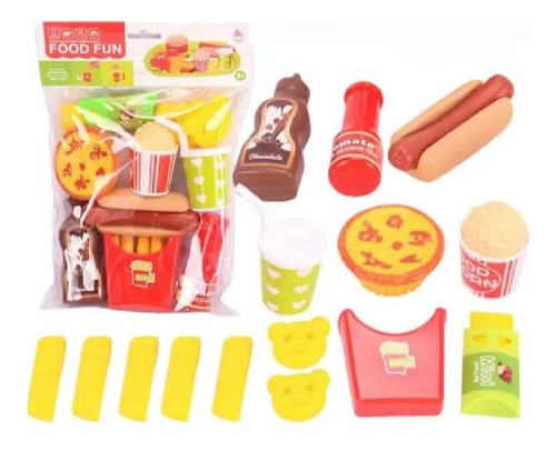 Mini Set De Juego De Comida Rápida Para Niños