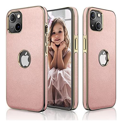 Lohasic Funda De Piel Para iPhone 14 Plus, Delgada, Premium,